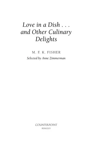 Capa de Love in a dish