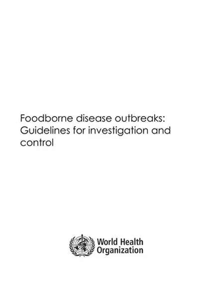 Capa de Foodborne disease outbreaks