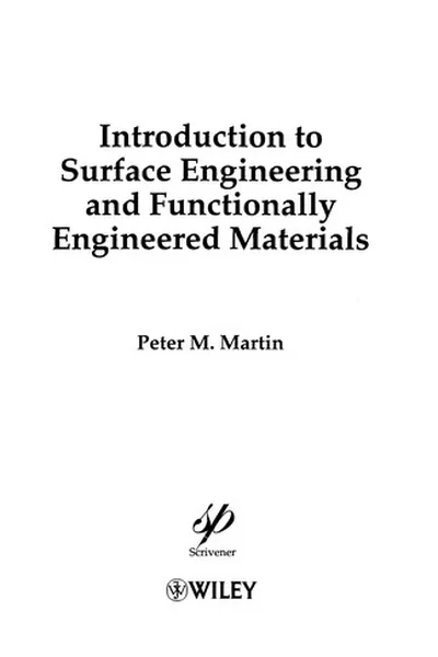 Capa de Introduction to surface engineering and functionally engineered materials