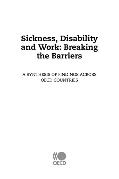 Capa de Sickness, disability and work