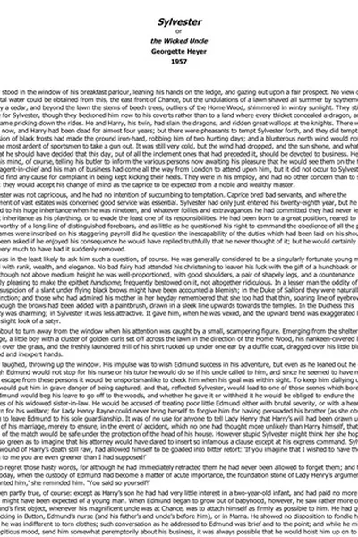 Capa de Sylvester, or, The Wicked Uncle