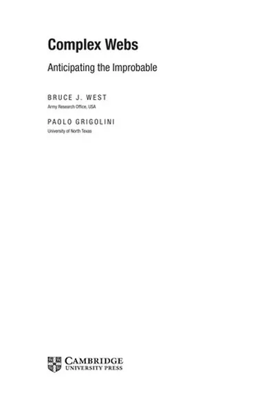 Capa de Complex Webs