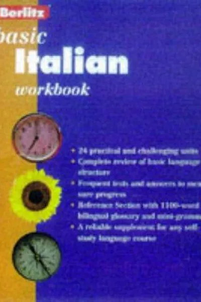 Capa de Berlitz Basic Italian Workbook
