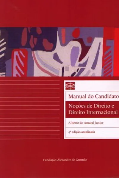 Cover of Manual do candidato - Noções de Direito e Direito Internacional