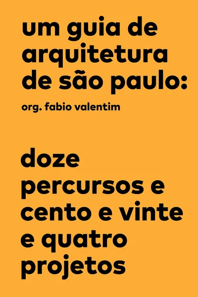 Cover of Um guia de arquitetura de São Paulo: