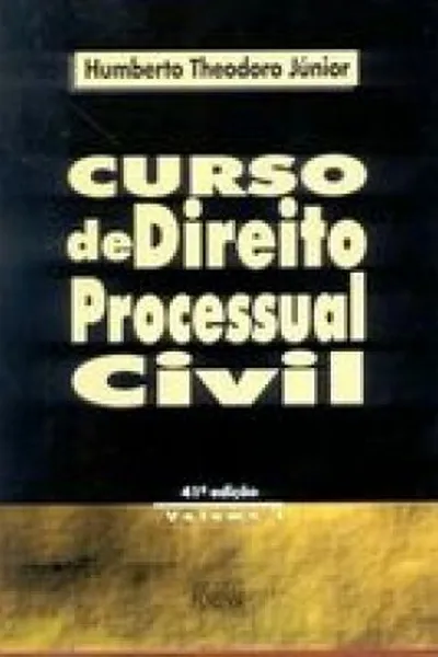 Cover of Curso de Direito Processual Civil Vol.1