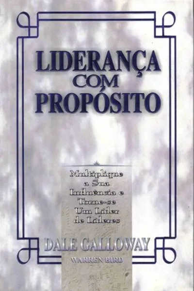 Cover of Liderança com propósito