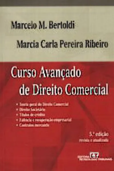 Cover of Curso Avançado de Direito Comercial