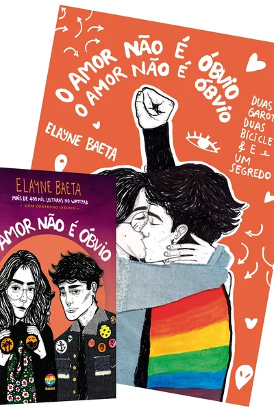 Cover of O Amor Não É Óbvio + Pôster