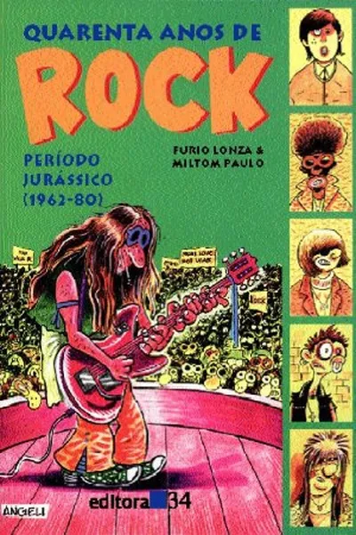 Cover of Quarenta anos de rock