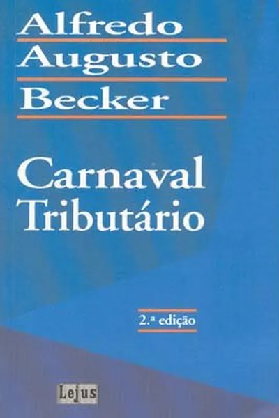 Cover of Carnaval Tributário