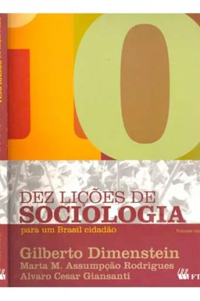 Cover of Dez Lições de Sociologia