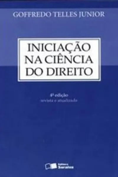 Cover of Iniciação na Ciência do Direito