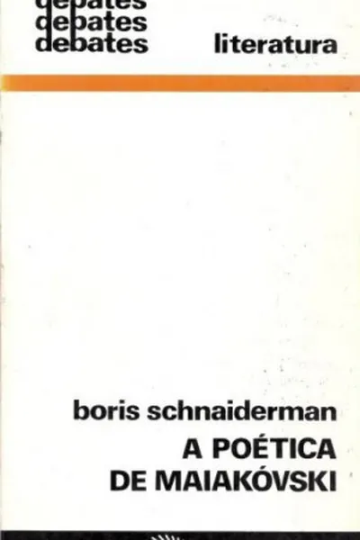 Cover of A Poética de Maiakóvski