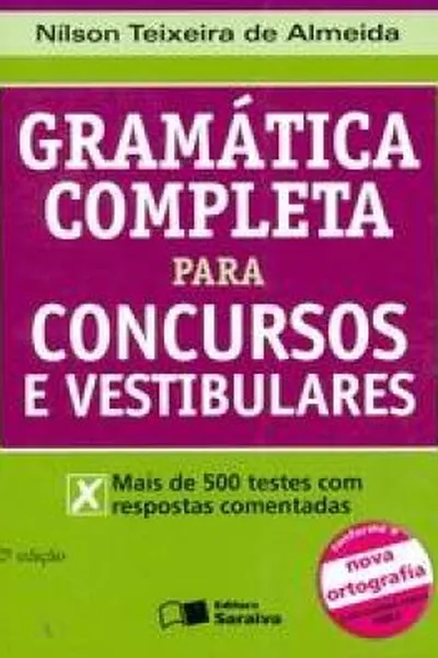 Cover of Gramática completa para concursos e vestibulares