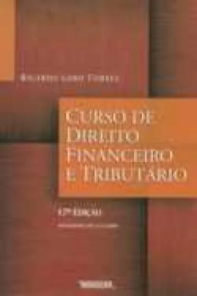 Cover of Curso de Direito Financeiro e Tributário