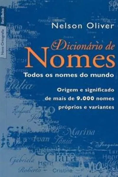 Cover of Dicionário de Nomes