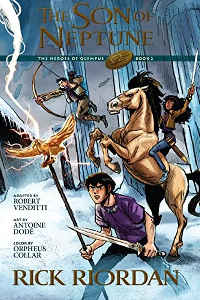 Cover of Heroes of Olympus, The, Book Two:  Son of Neptune, The: The Graphic Novel (English Edition)