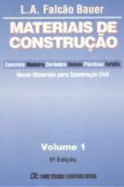 Cover of Materiais de Construção