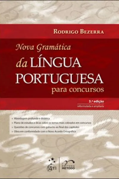 Cover of Nova Gramática da Língua Portuguesa para Concursos