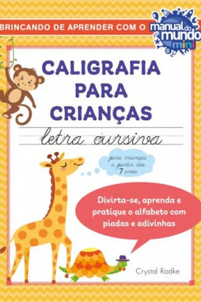 Cover of Caligrafia para crianças: letra cursiva