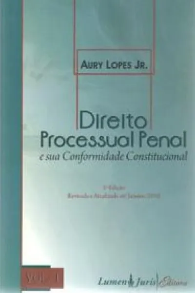 Cover of Direito Processual Penal e sua Conformidade Constitucional