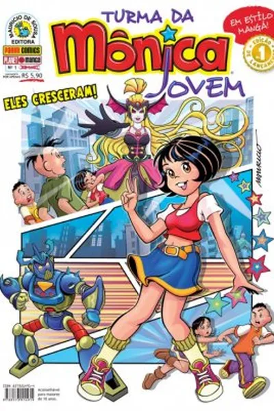 Cover of Turma da Mônica Jovem #01