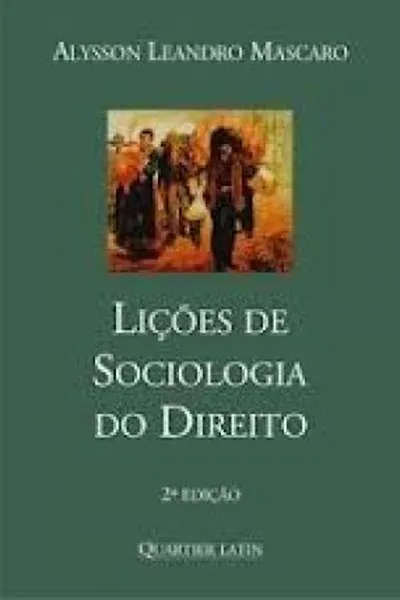 Cover of Lições de Sociologia do Direito