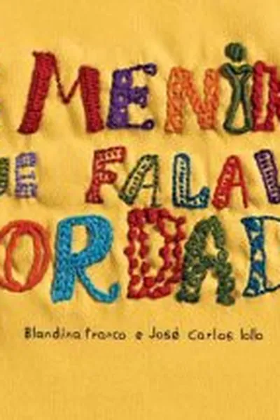 Cover of A menina que falava bordado