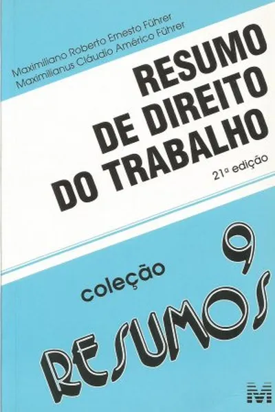 Cover of Resumo de Direito do Trabalho