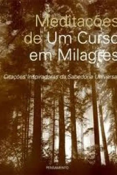 Cover of Meditações de um curso em milagres