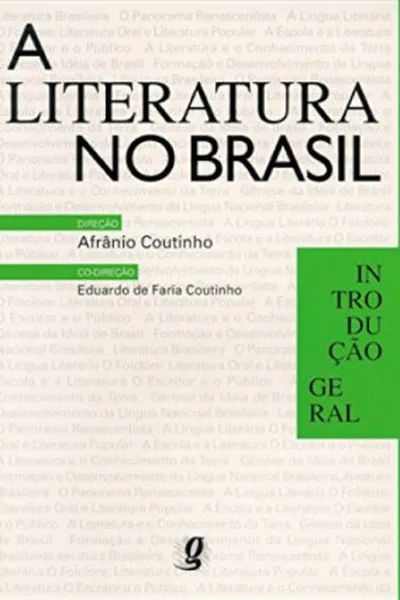 Cover of A literatura no Brasil