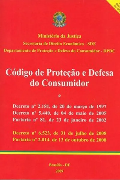 Cover of código de proteção e defesa do consumidor editora