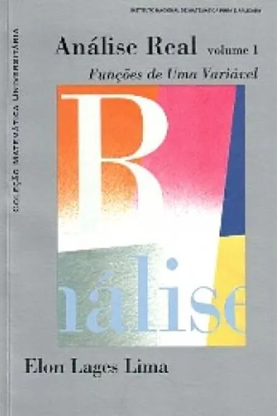 Cover of Análise Real volume 1