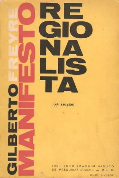 Cover of Manifesto Regionalista