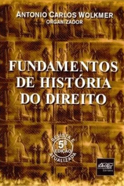 Cover of Fundamentos de História do Direito