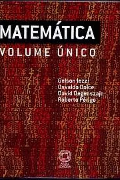 Cover of Matemática Volume Único