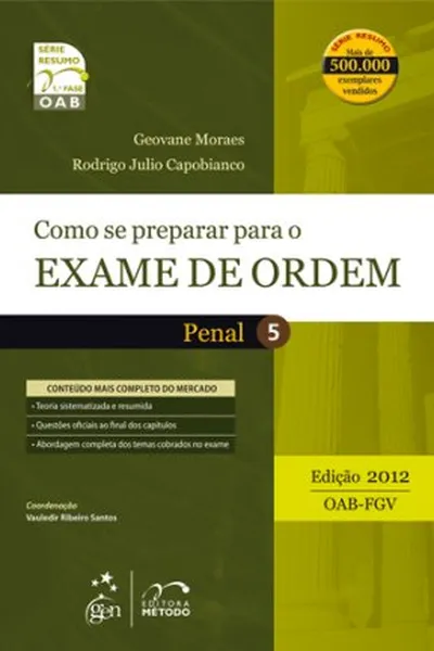 Cover of Como se preparar para o exame de ordem