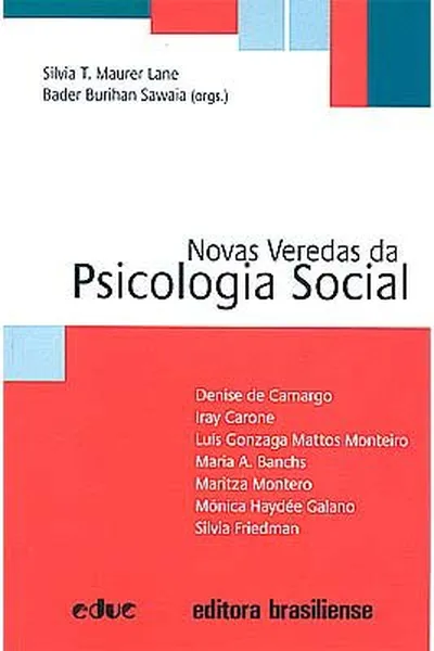 Cover of Novas Veredas da Psicologia Social