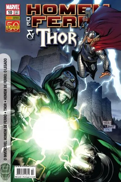 Cover of Homem de Ferro & Thor #10
