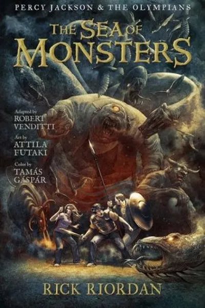 Cover of The Sea Of Monsters - Graphic Novel