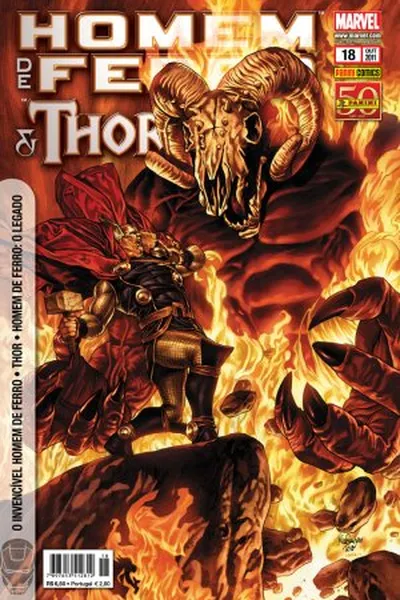 Cover of Homem de Ferro & Thor #18