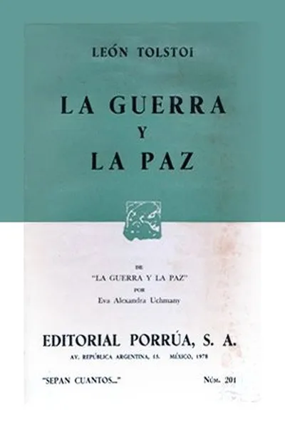 Cover of La guerra y la paz