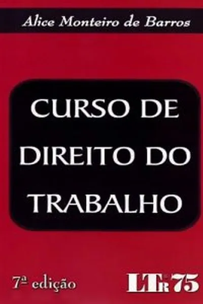 Cover of Curso de Direito do Trabalho