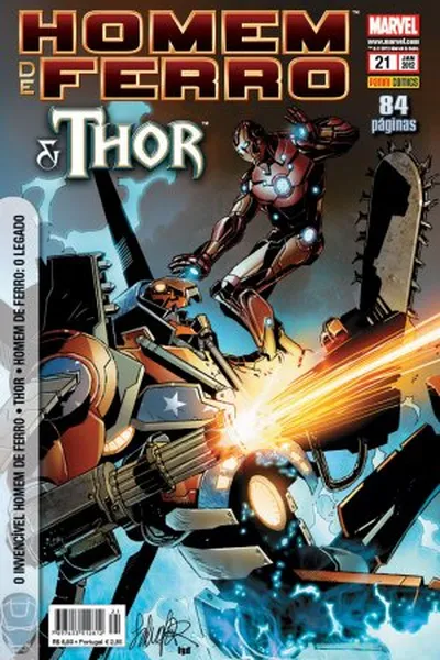 Cover of Homem de Ferro & Thor #21