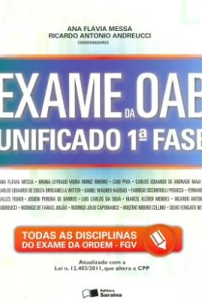 Cover of Exame da Oab Unificado 1ª Fase