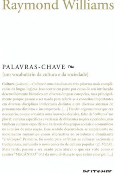 Cover of PALAVRAS-CHAVE: um vocabulário de cultura e sociedade