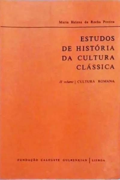 Cover of Estudos de história da cultura clássica - Vol. 2