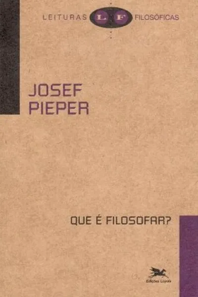 Cover of Que é filosofar?