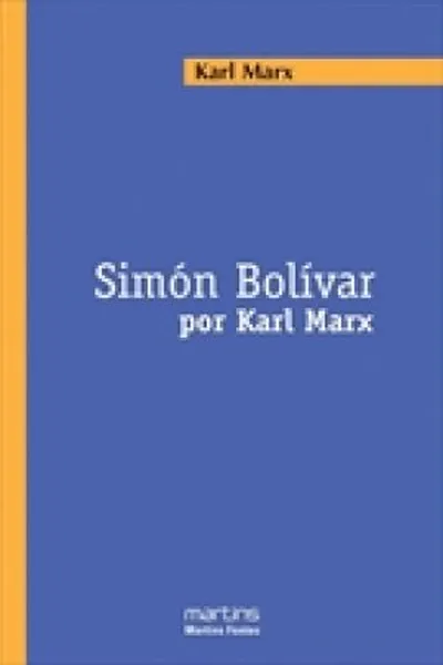 Cover of Simón Bolívar por Karl Marx